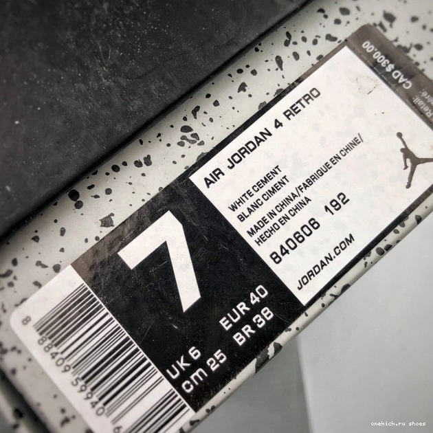 Cheap 840606-192 Cement 4 Jordan (nike) OG Air White 0622